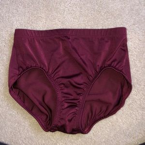 Burgundy briefs
